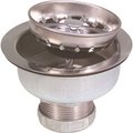 Proplus Long Shank Sink Strainer, Stainless Steel 122043